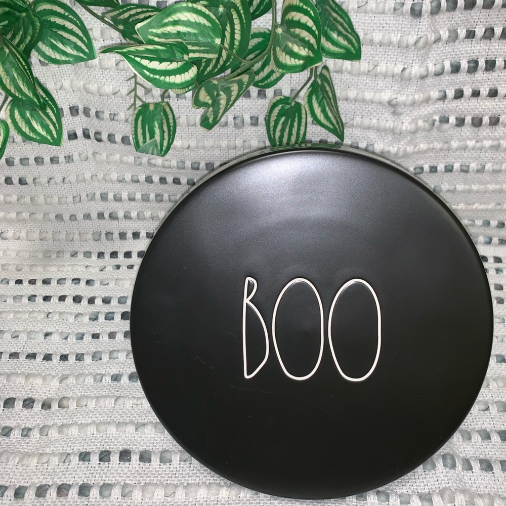 Rae Dunn Black Halloween BOO Cake Stand 👻🎃